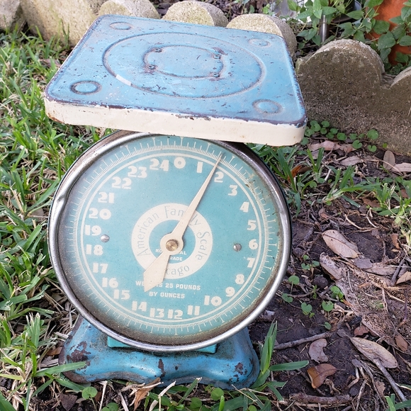 Vintage Sky Blue Kitchen 💙 Scale - Picture 7 of 8